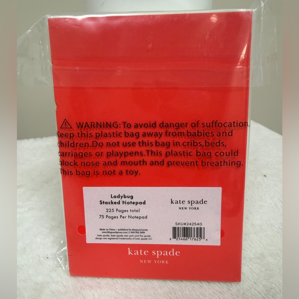 Kate Spade Ladybug Notepad - Picture 2 of 2